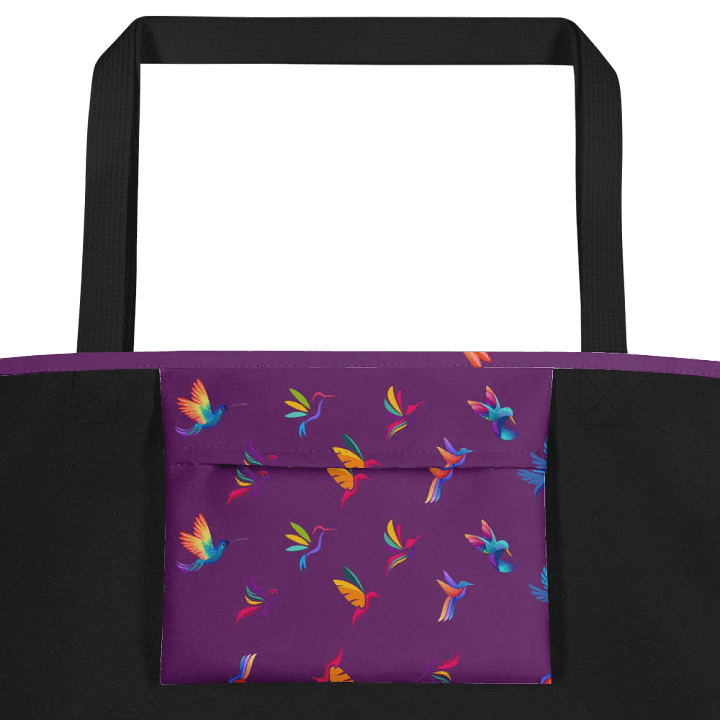 Vibrant hummingbird Dreams Tote Bag for birdlovers product image (2)