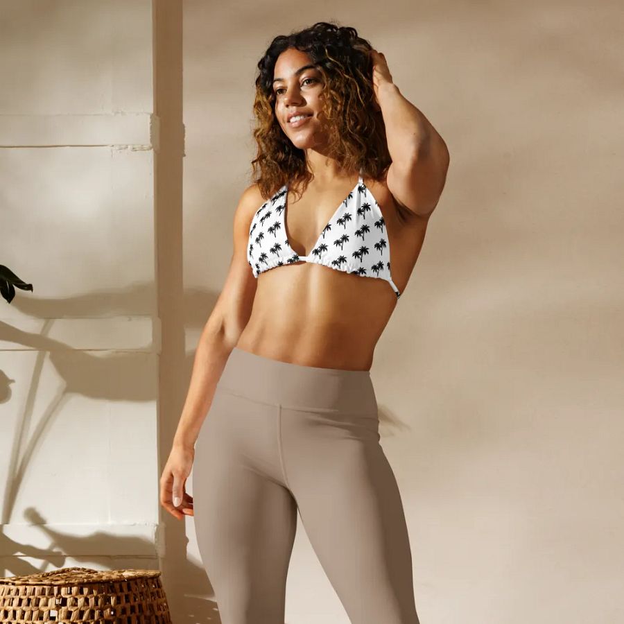 'Palm Tree' Padded Bikini Top product image (4)