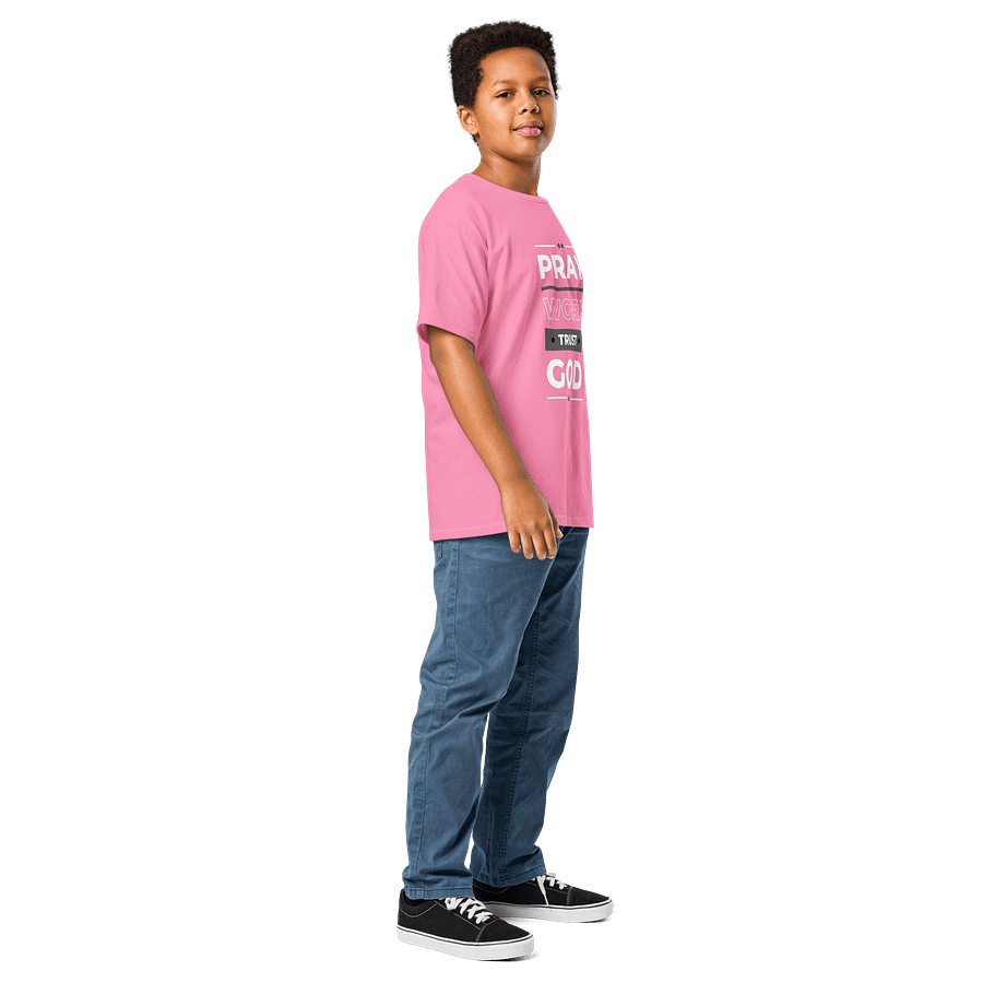 Pray, Work, Trust God Youth Tee product image (20)