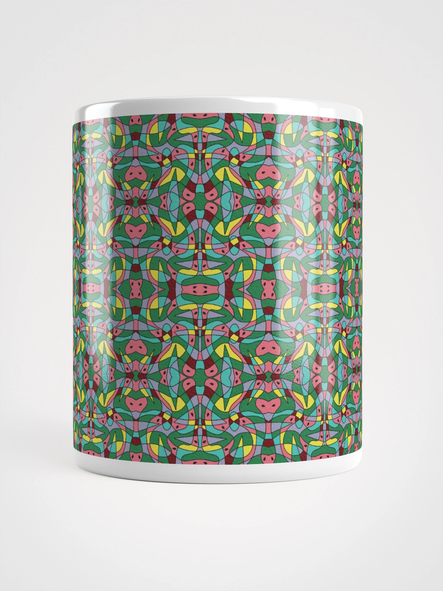 Watermelon Bloom – Glossy Ceramic Mug product image (5)