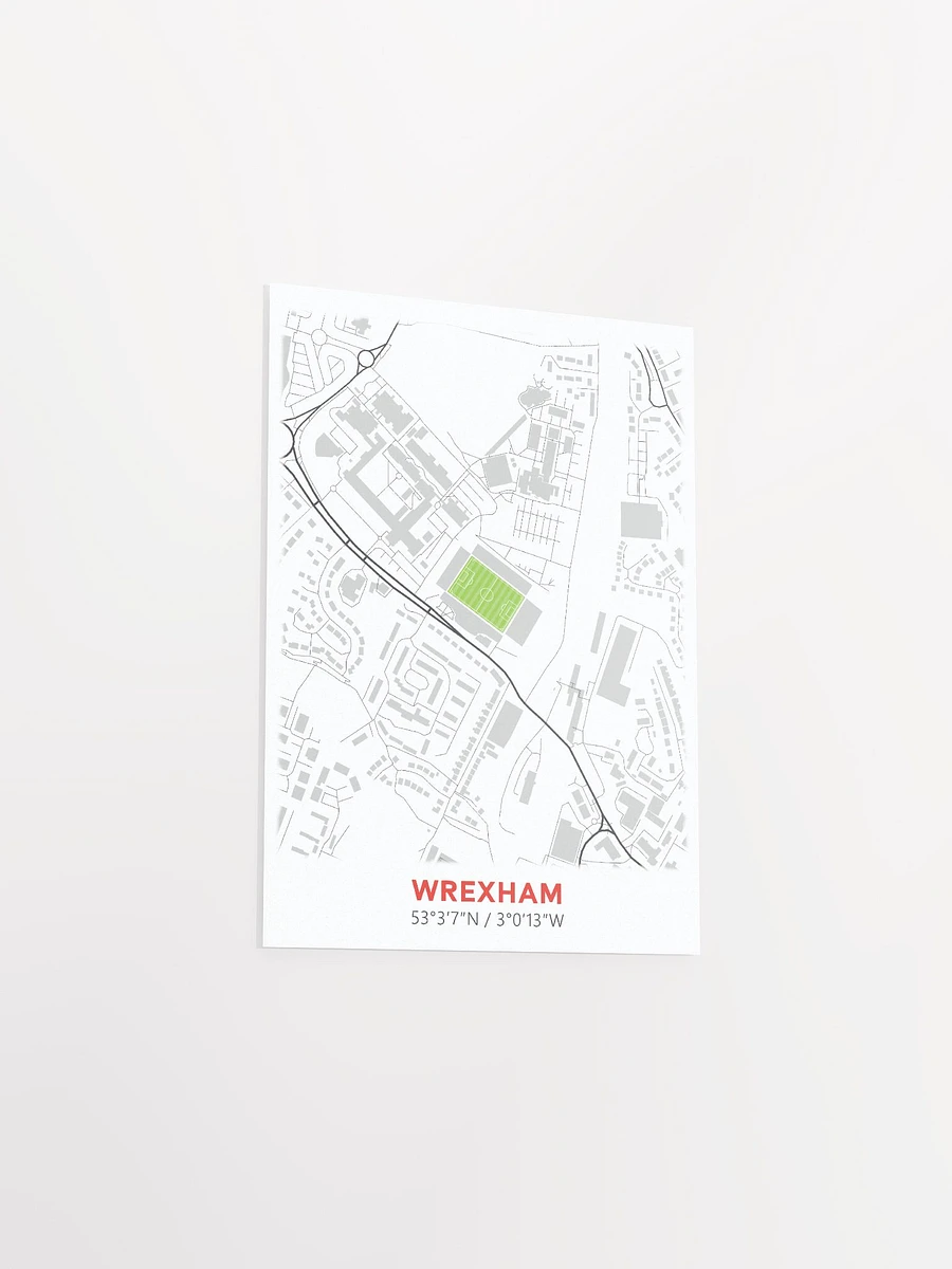 Wrexham Stadium Map Design Poster product image (3)