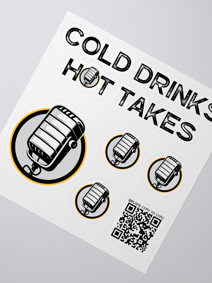 Cold Drinks, Hot Takes Sticker Pack product image (2)