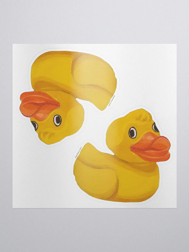 Yellow Ducky - 2 Stickers product image (1)