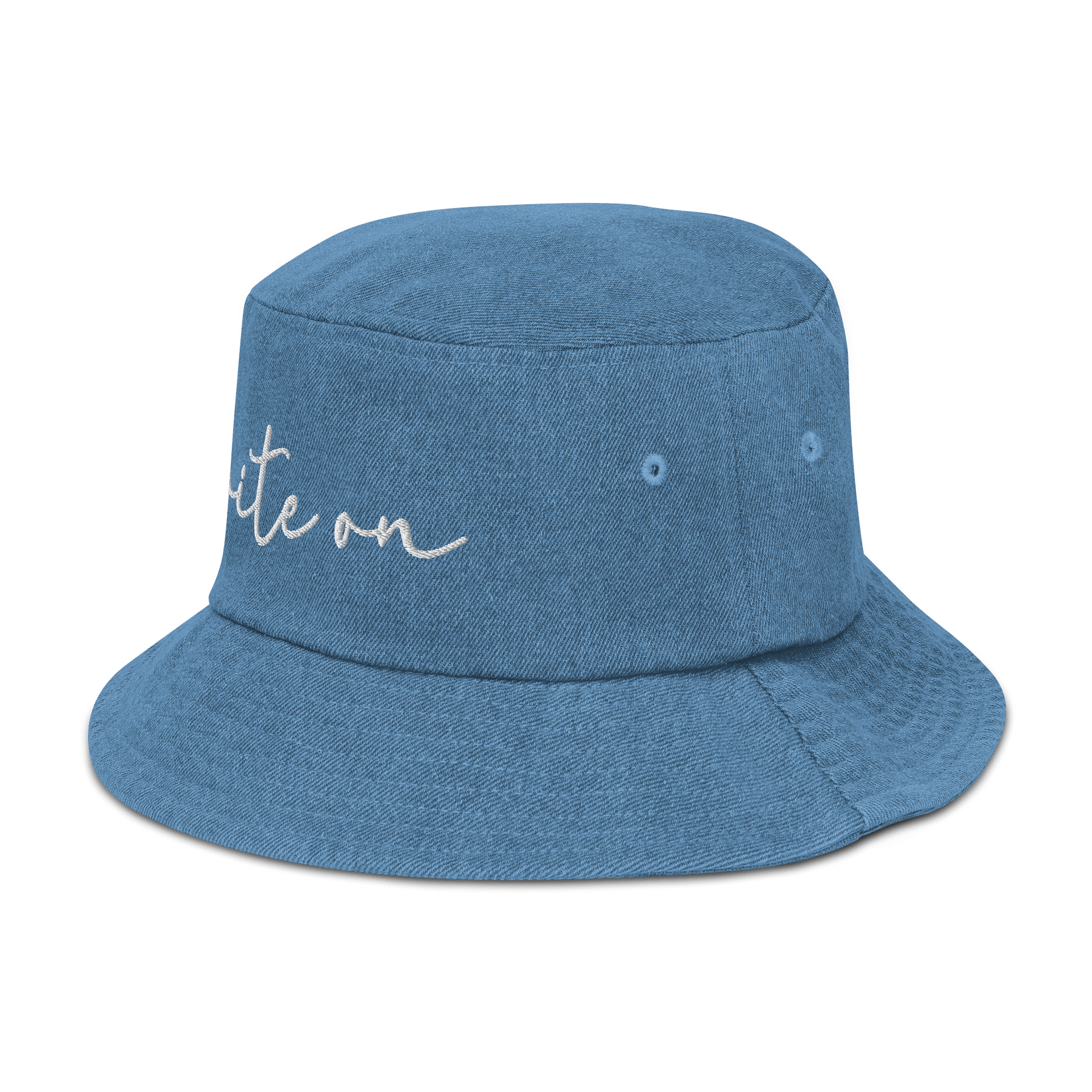 Write On Denim Bucket Hat product image (12)