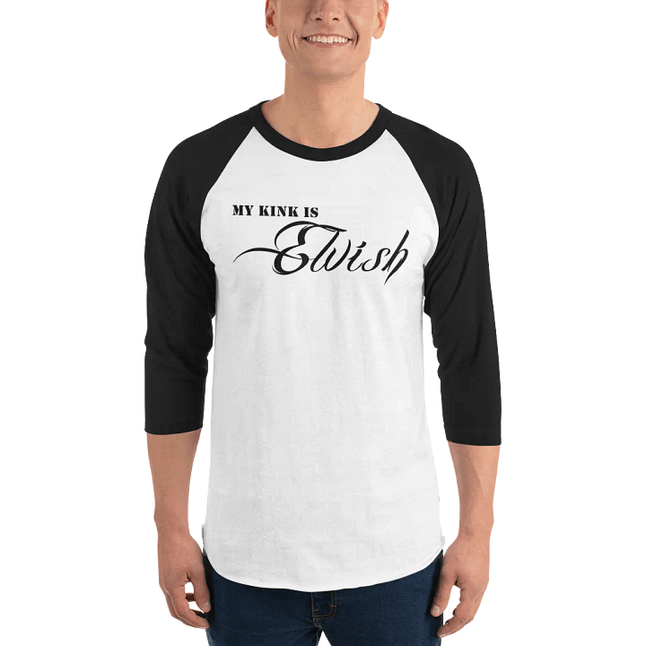 My Kink Is Elvish Raglan Sleeve Shirt product image (1)