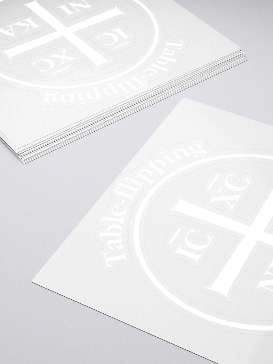 Table Flipper Sticker (White) product image (11)