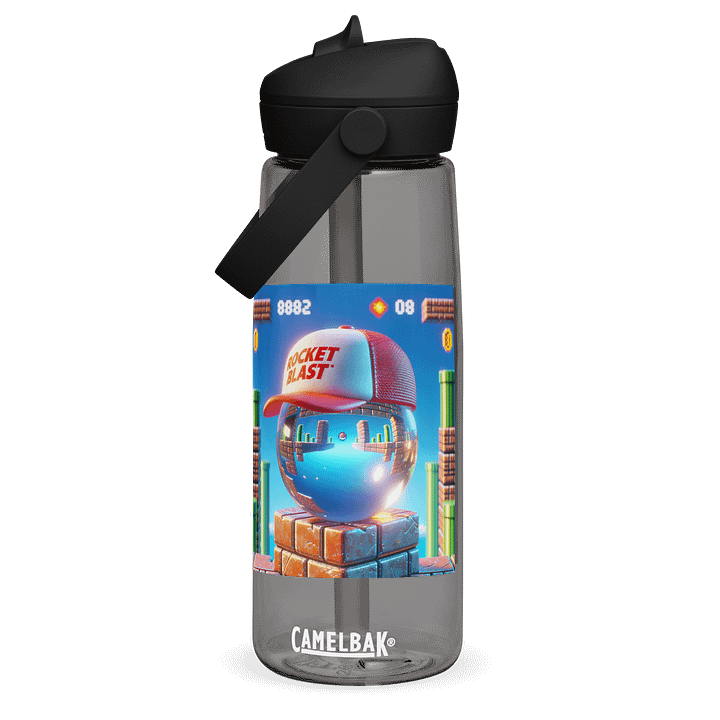 Team Rocket Blast Cloud Smiler Water Bottle product image (1)