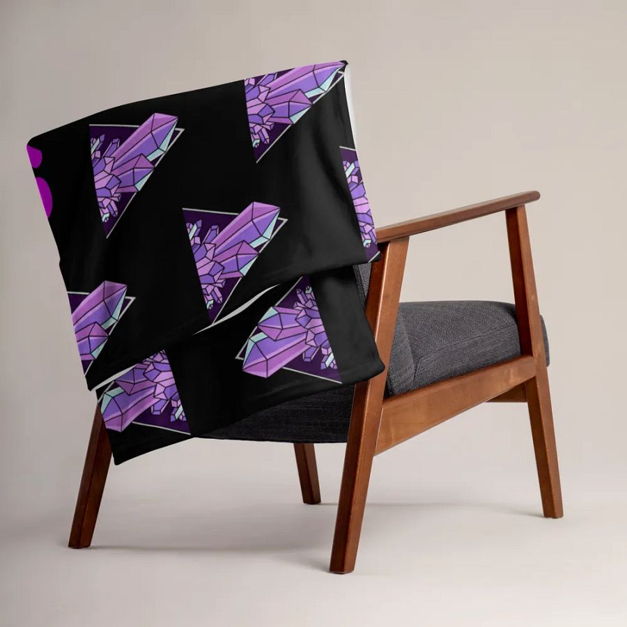 I Like Rocks Throw Blanket product image (3)
