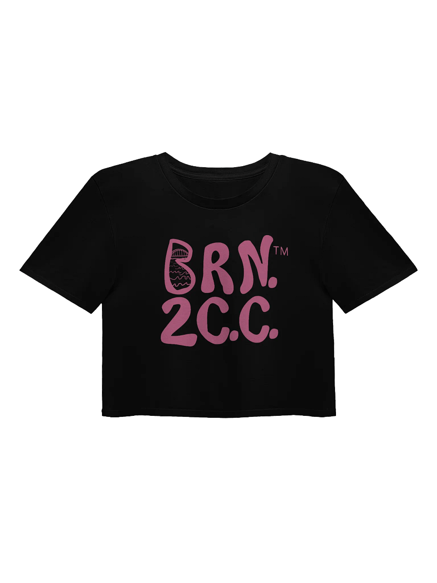 BOURNE to Cape Cod™ | Women's Crop Top – Super Soft, Coastal Cool, & Adventure-Ready | BRN.2C.C.™ | Brilliant Pink Logo product image (1)
