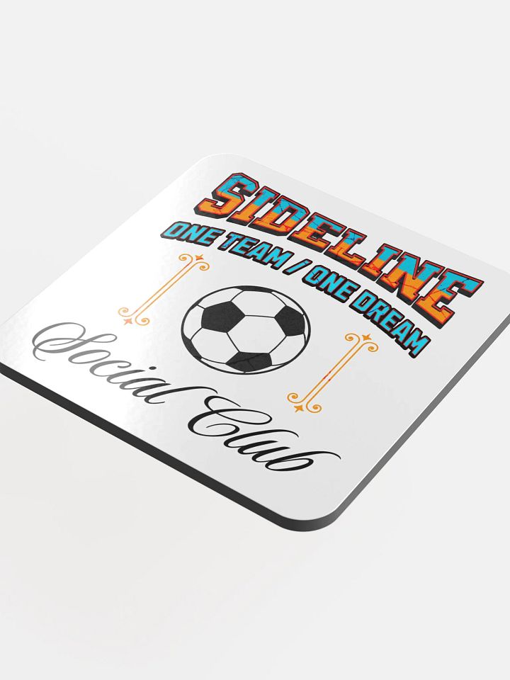 Sideline One Team One Dream Social Club Soccer Cork Coaster Set product image (1)