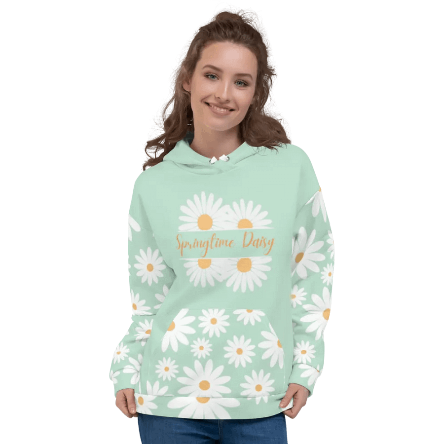 Springtime Daisy Delight Hoodie product image (4)