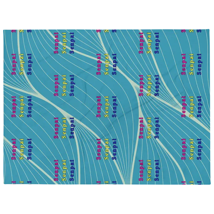 Senpai Throw Blanket product image (1)