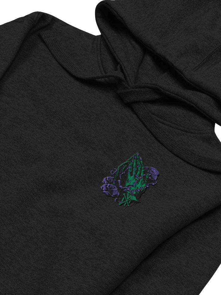Vampire Prayer Left Embroidered Hoodie product image (2)