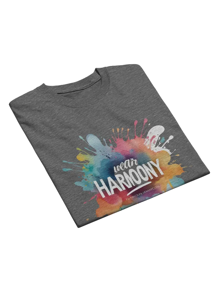 Harmonious Splash Tee, Artistic Style Gift, Creative Statement Shirt product image (2)