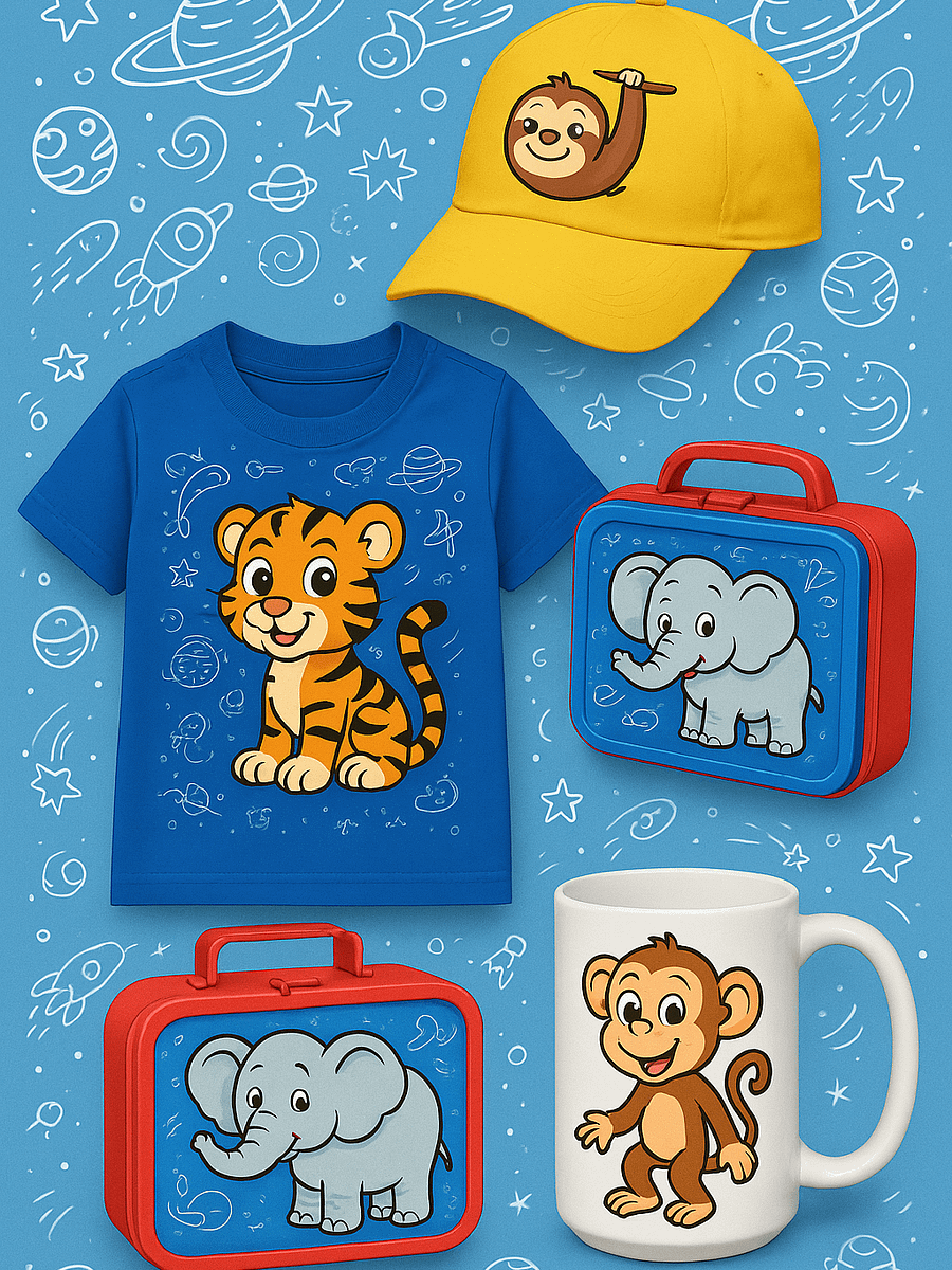 80+ Jungle Animals Vector Graphics Instant Download product image (4)