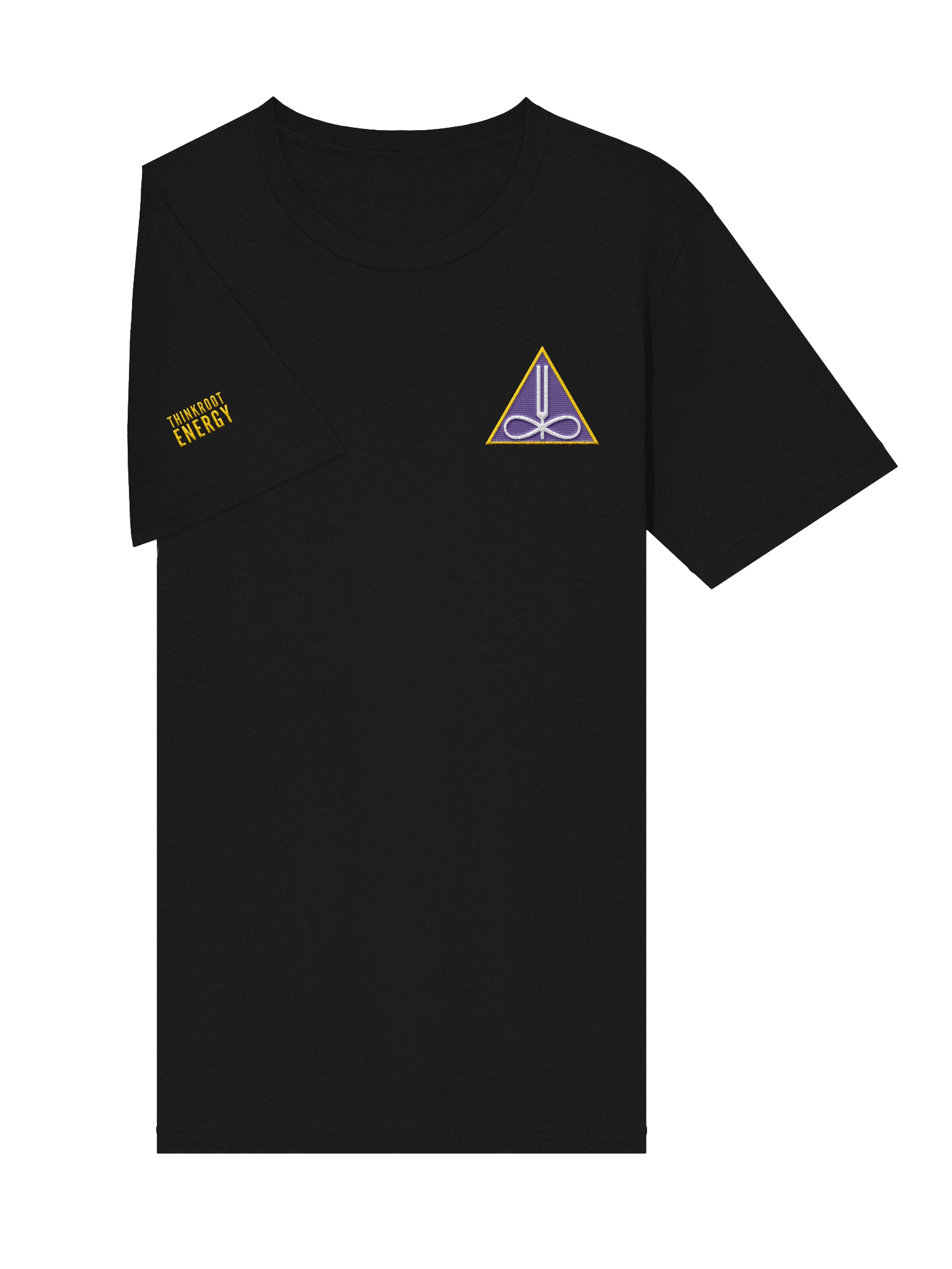 Thinkroot Energy Triangle T-Shirt (Embroidered Bella+Canvas) product image (5)