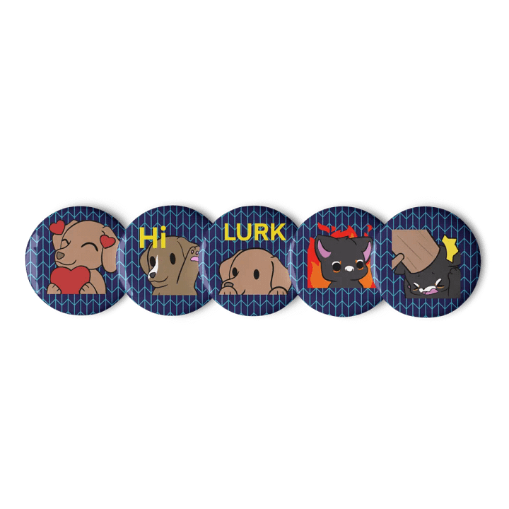 Pup emote pins!! product image (2)