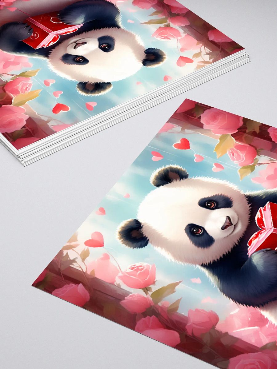 Book Loving Valentine Panda Sticker product image (4)