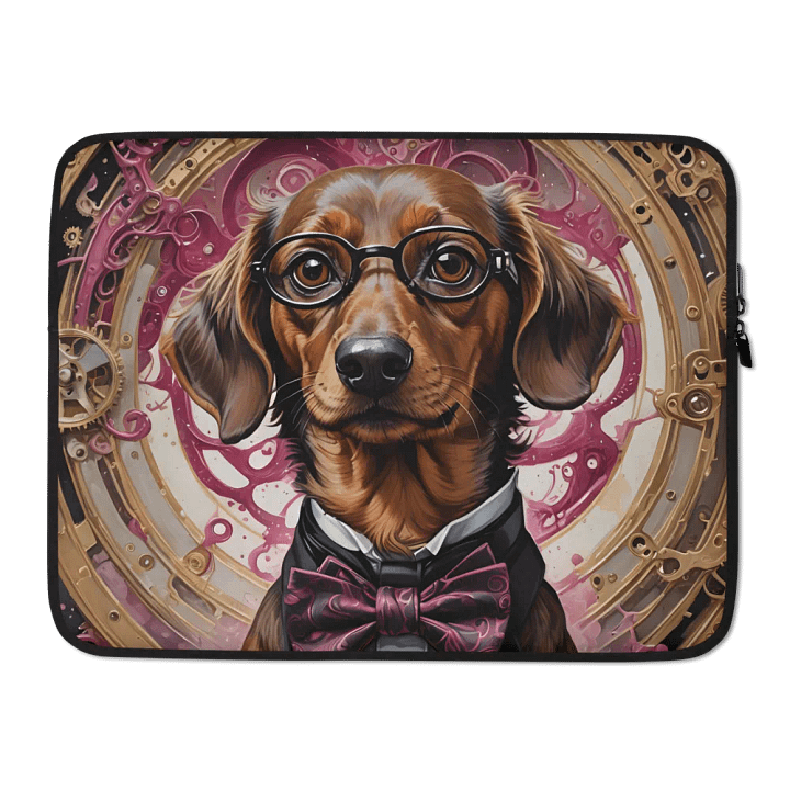 Whimsical Dachshund Laptop Sleeve product image (2)