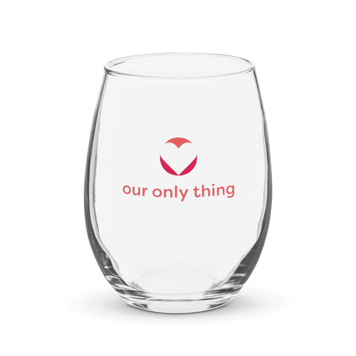 Our Only Thing Stemless Wine Glass product image (1)