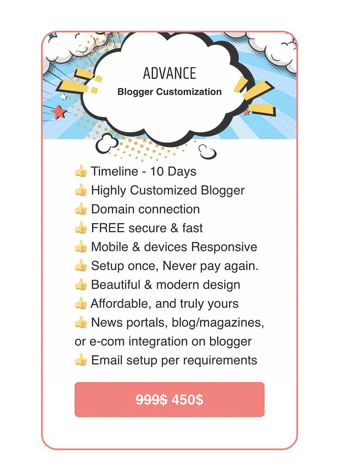 Advance Blogger Customization product image (2)