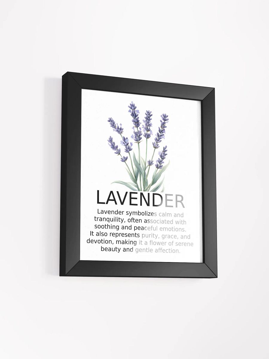 Tranquil Lavender Serenity Framed Poster product image (2)