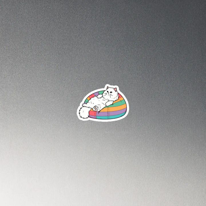 Ani BeanBagCat magnet product image (2)