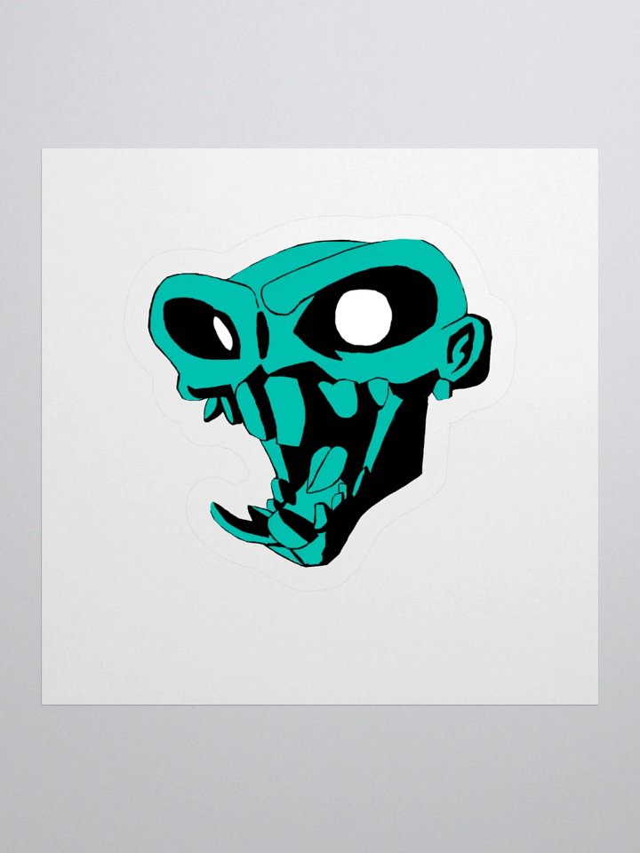 Zombie Monkey FrostBite Sticker product image (2)