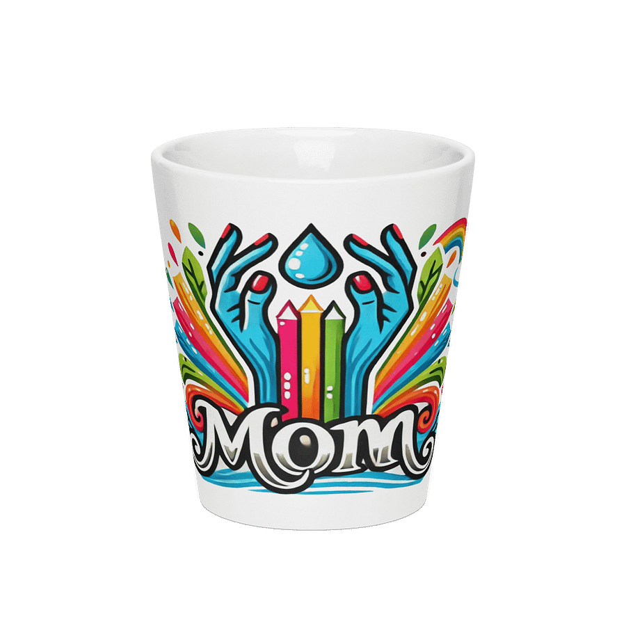 Colorful Mom's Embrace Latte Mug product image (3)