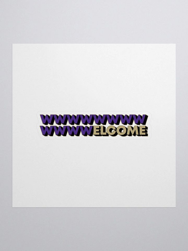 Seattle 91 Welcome Sticker product image (1)