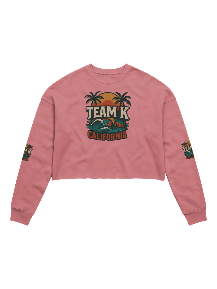 TEAM K CALIFORNIA Crop Sweatshirt product image (1)