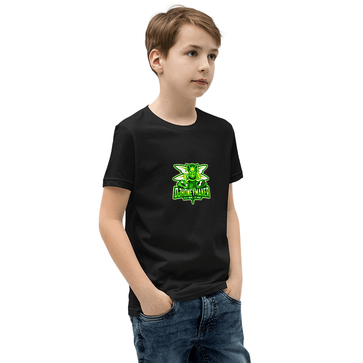 Neon Logo Youth Short Sleeve T-Shirt product image (10)
