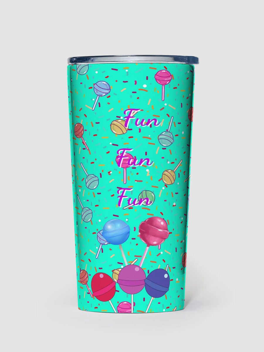 Lollipop Fun 20oz Stainless Steel Tumbler party gift for friends ladies daughters girls product image (1)