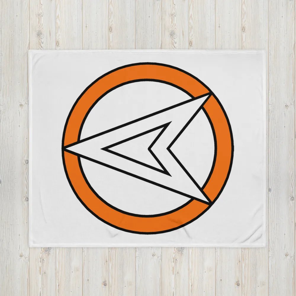 'OA' Symbol Throw Blanket - White product image (5)