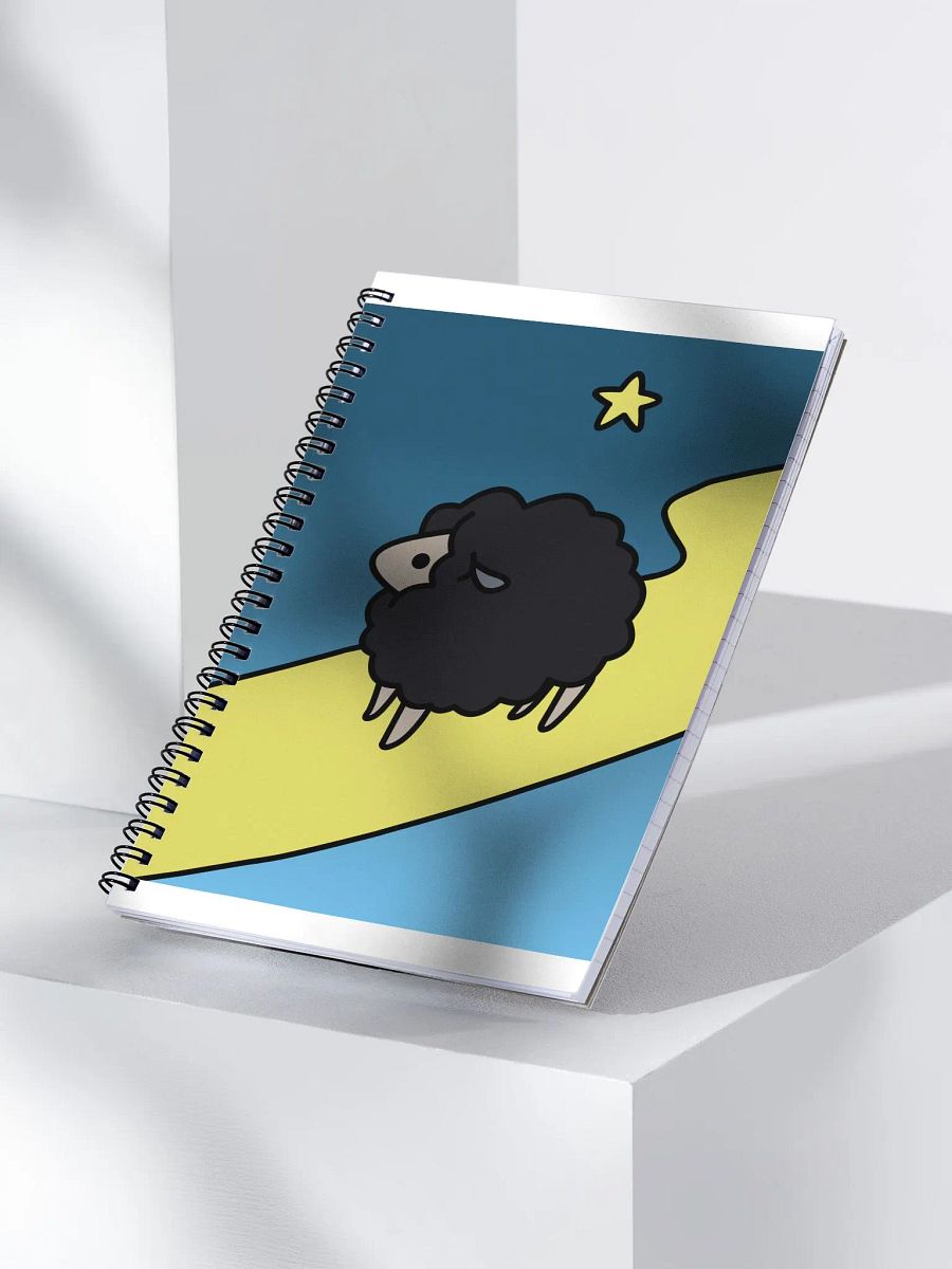 The Black Sheep Spiral Notebook product image (4)