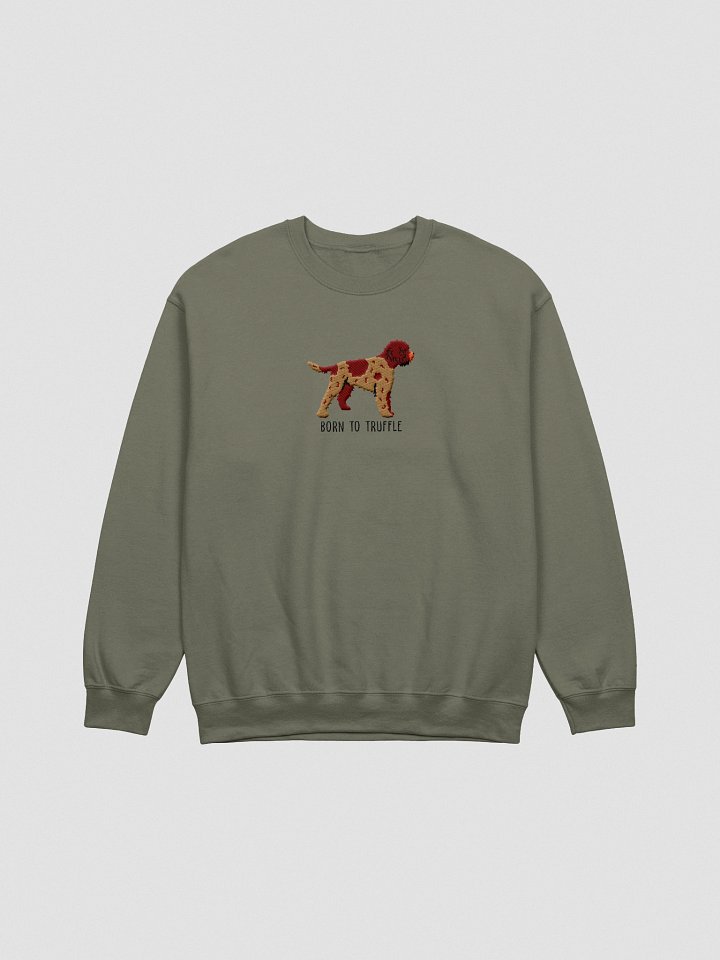Born to Truffle Sweatshirt (Embroidered) of a Lagotto Romagnolo(Liver Roan) product image (1)