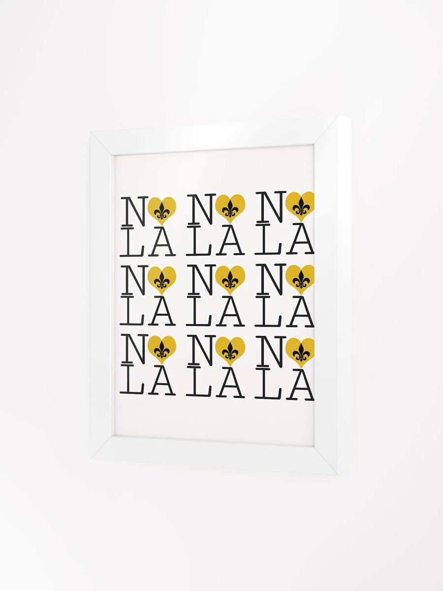 I LOVE NOLA **LEGACY POSTER** (GOLD HEART) product image (3)