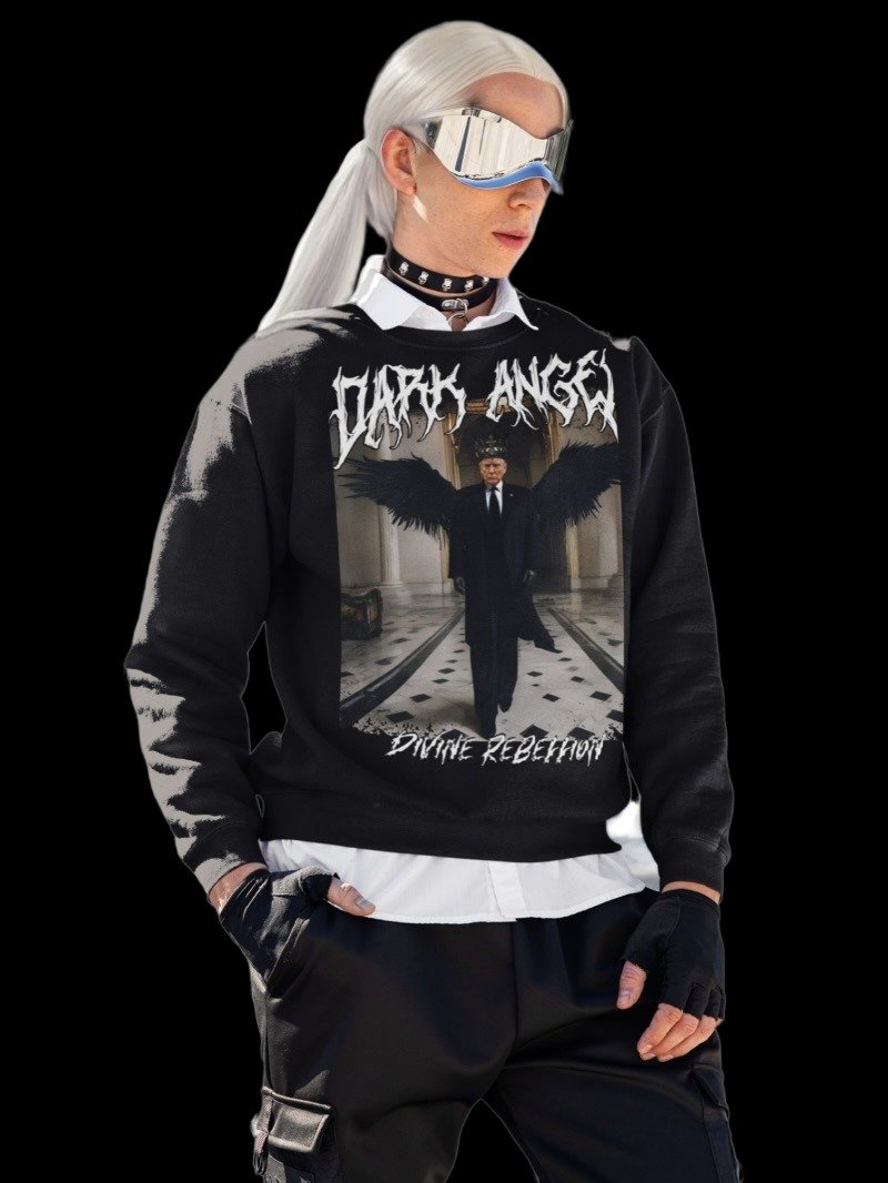 Political Humor Dark Angel Trump Sweatshirt product image (1)