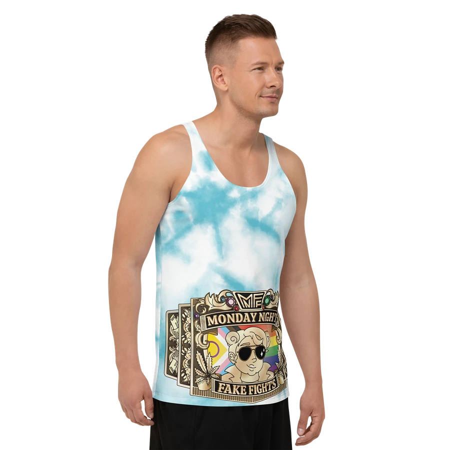 MNFF Championship belt Blue Tie Dye 