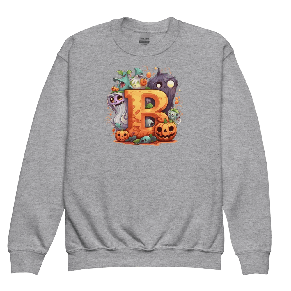 Cute Halloween Monogram Letter B Sweatshirt product image (3)