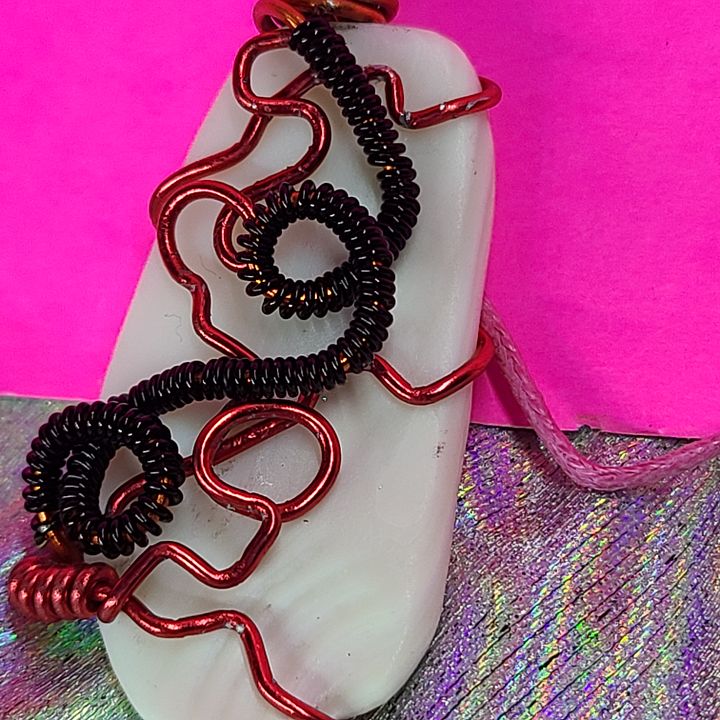Wire Wrapped Shell Pendant product image (2)