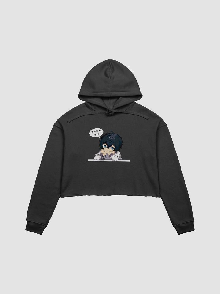 "What a 2x4" Crop Hoodie product image (2)