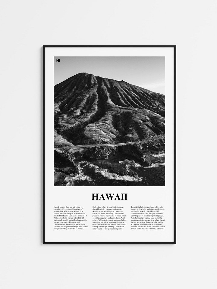 Hawaii 02 Newspaper Poster product image (1)