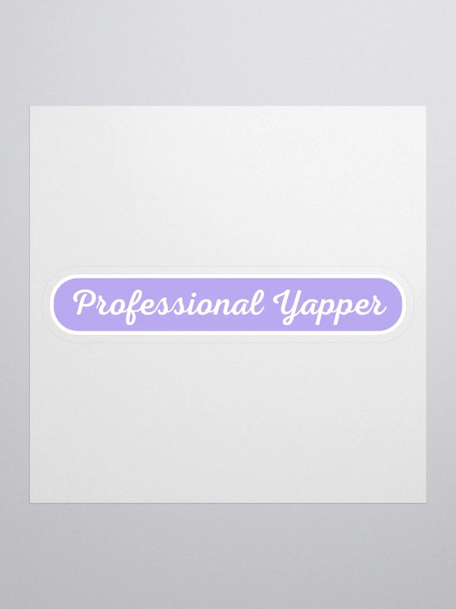 Professional Yapper Sticker - Lilac product image (2)