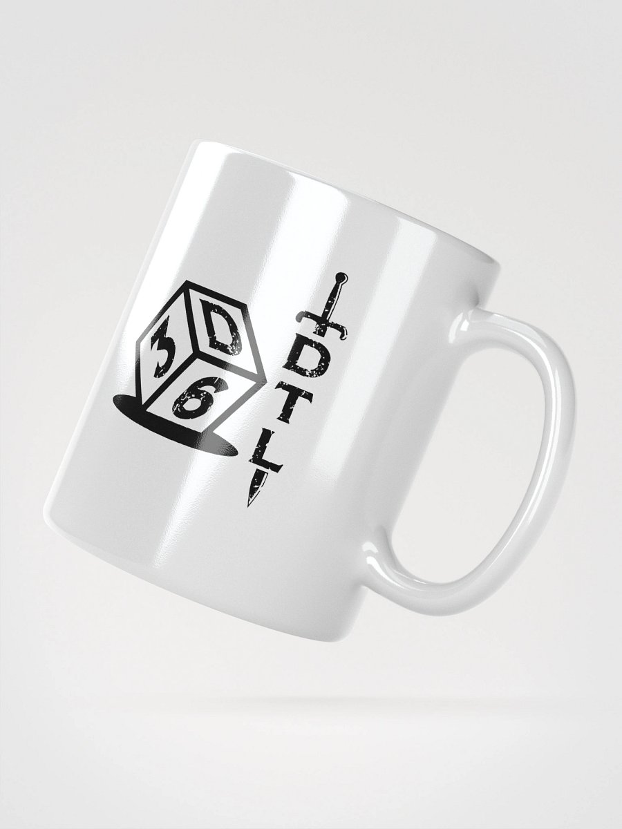 3d6 DTL Vertical Logo on Light Mug product image (5)