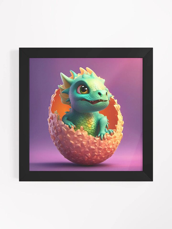Framed Dragon Egg Poster product image (1)