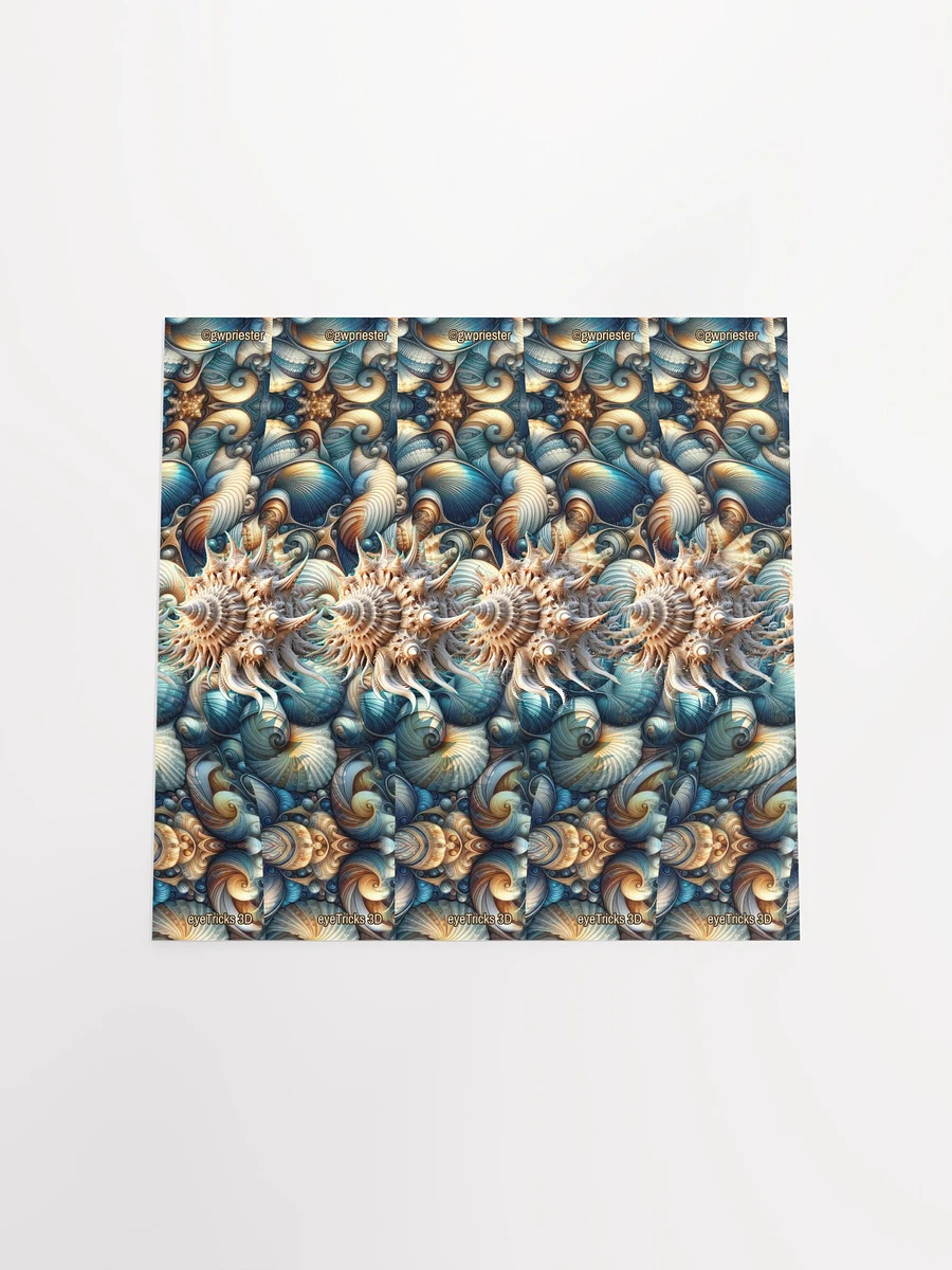 Magical Seashells - 3D Stereogram Poster product image (4)