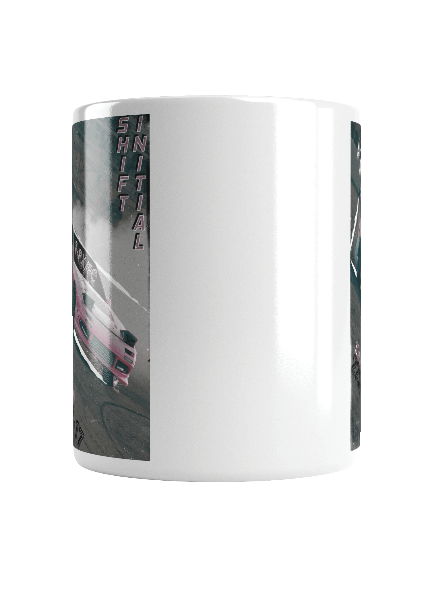 Initial Shift, FC/RX-7 Drift Cut-out | Glossy White Mug product image (15)