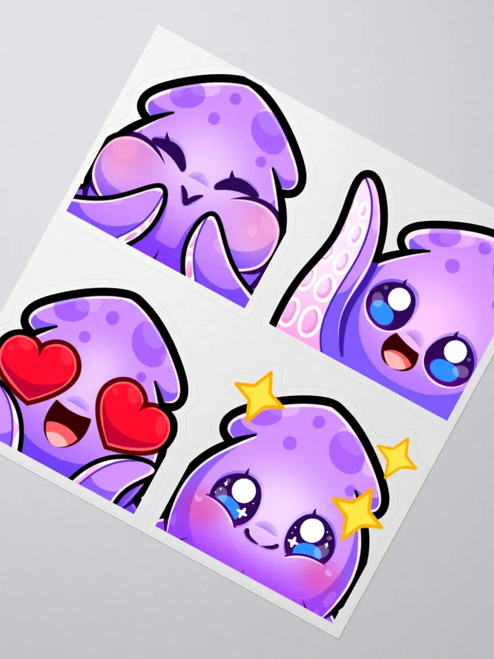 Squid Emote Sticker Set [1] product image (3)