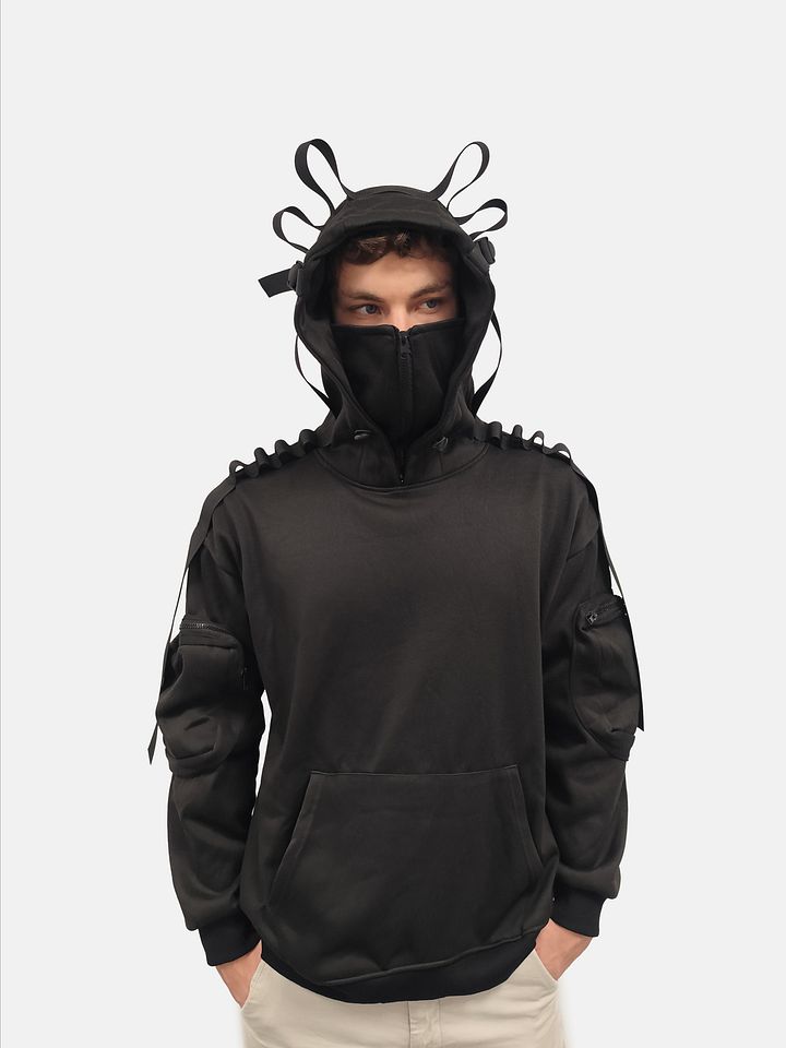 Black ClownTech Hoodie product image (1)
